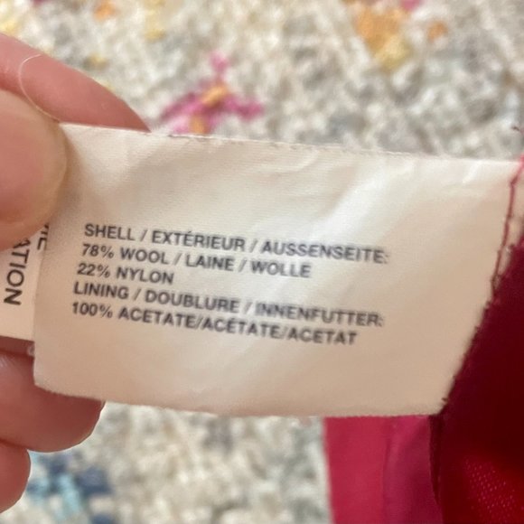 Cozy wool blend peacoat by Gap women's size S/P - Picture 6 of 6